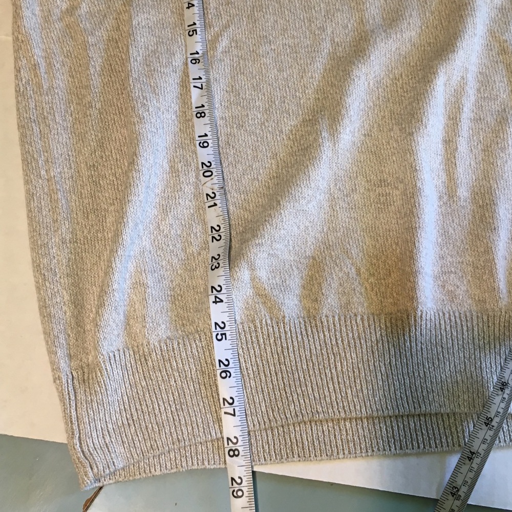 CHAPS Classic Crew Oatmeal Sweater NWT - Picture 5 of 7